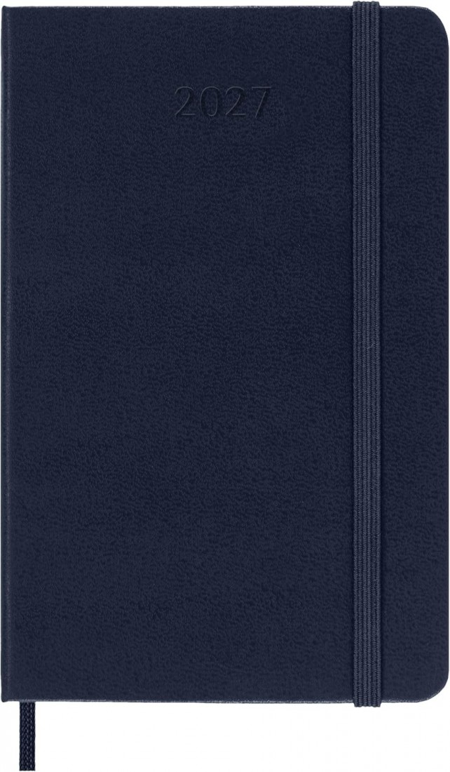 Moleskine Classic Planner 2027 Pocket 9x14cm Weekly, hard cover, 12 months, Sapphire Blue