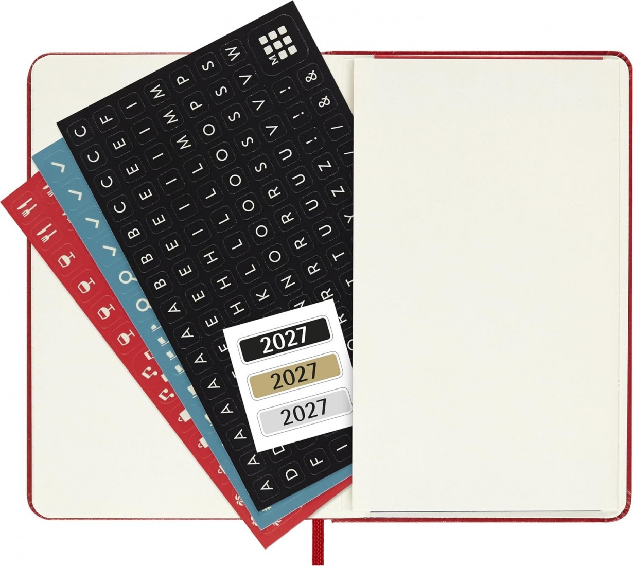 Moleskine Classic Planner 2027 Pocket 9x14cm Weekly, hard cover, 12 months, Red