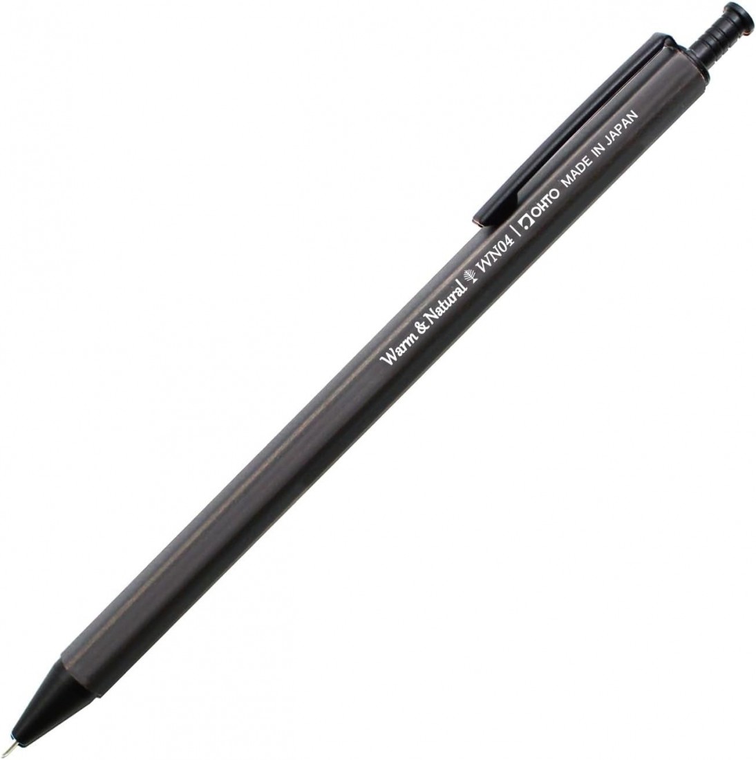 OHTO gel ink wooden ballpen, Black  WN04-G4-BK