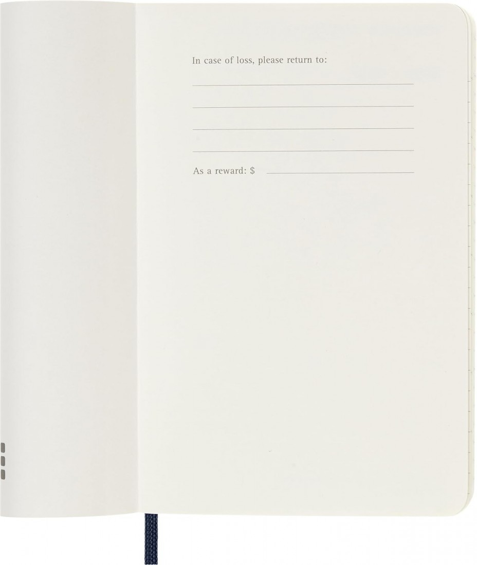 Moleskine Classic Planner 2027 Pocket 9x14cm Weekly, soft cover, 12 months, Sapphire Blue