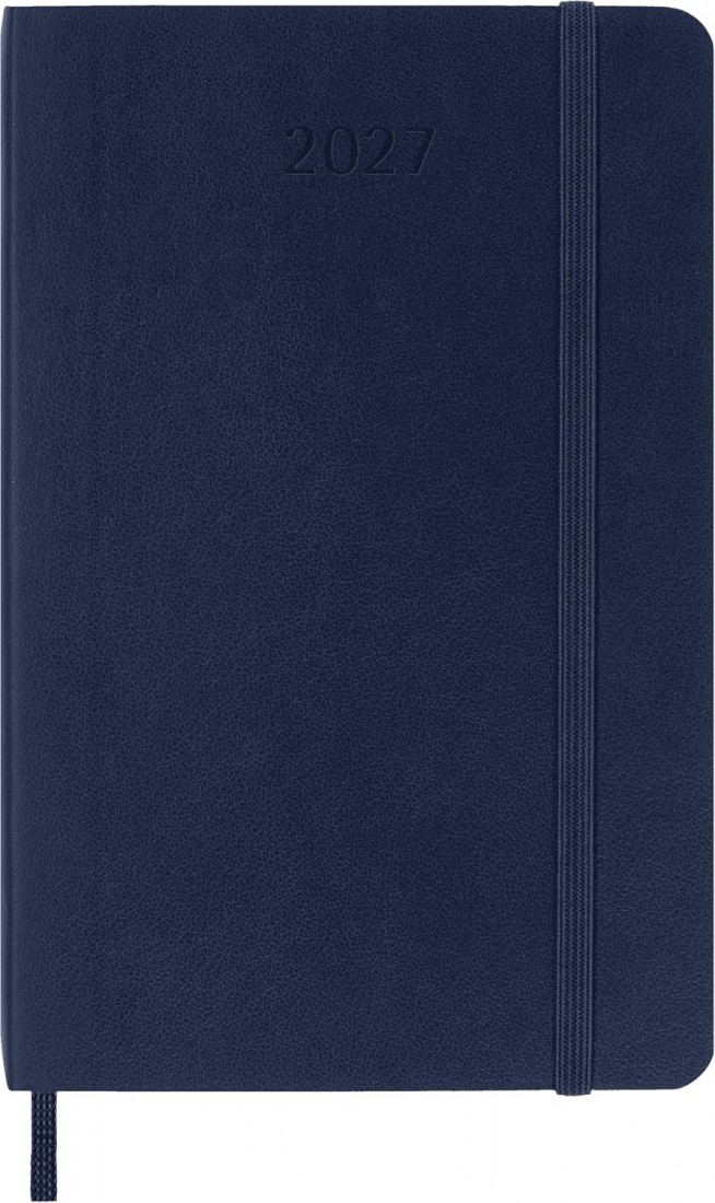 Moleskine Classic Planner 2027 Pocket 9x14cm Weekly, soft cover, 12 months, Sapphire Blue