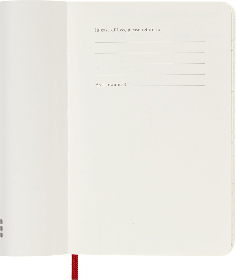 Moleskine Classic Planner 2027 Pocket 9x14cm Weekly, soft cover, 12 months, Scarlet Red