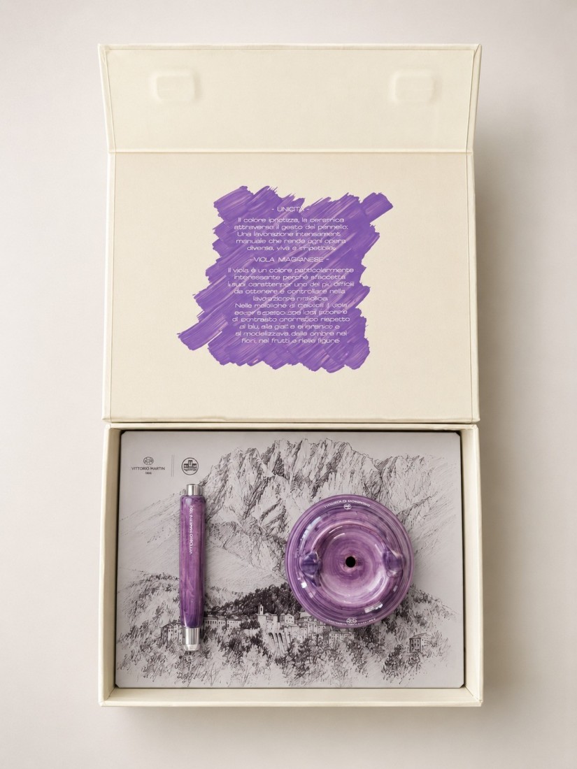 Vittorio Martini Mat4 Ceramica Viola Manganese
