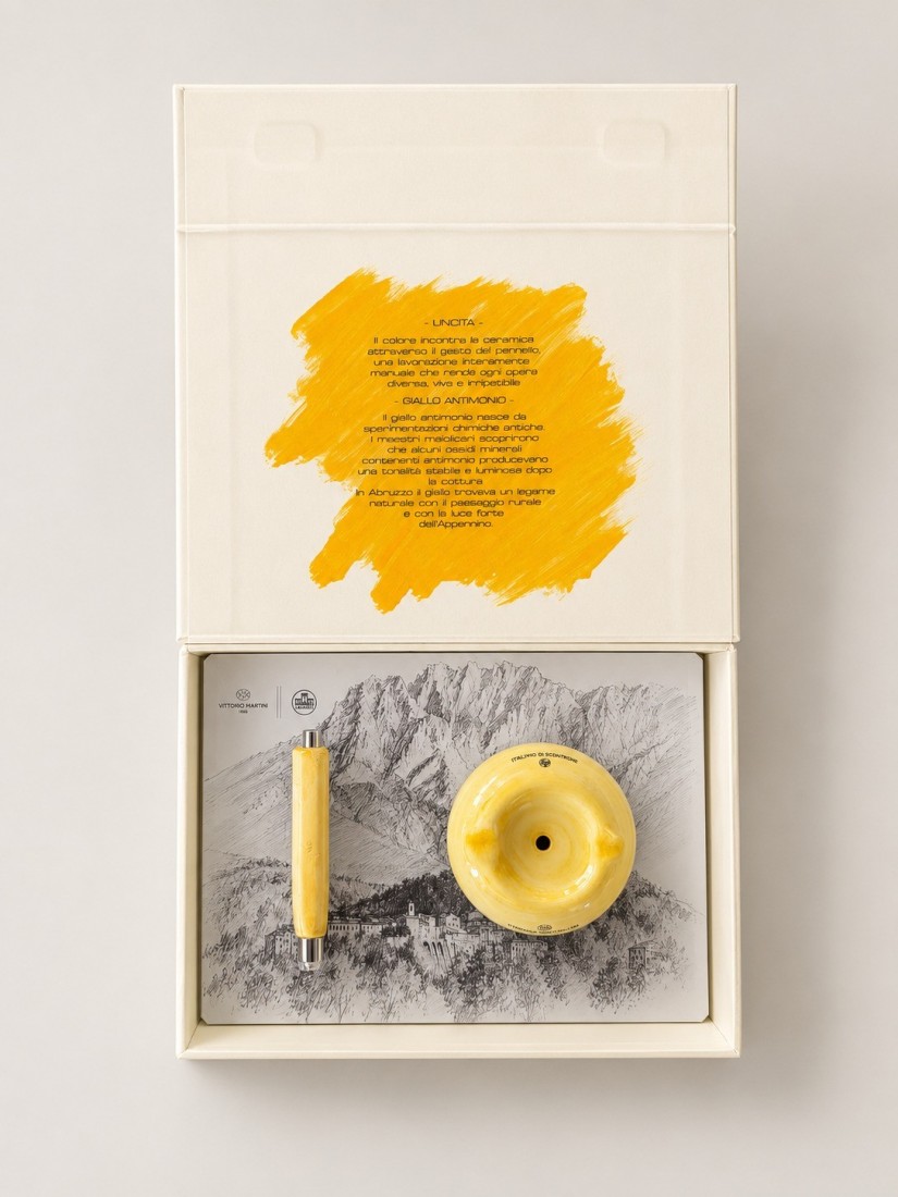 Vittorio Martini Mat4 Ceramica Giallo Antimonio
