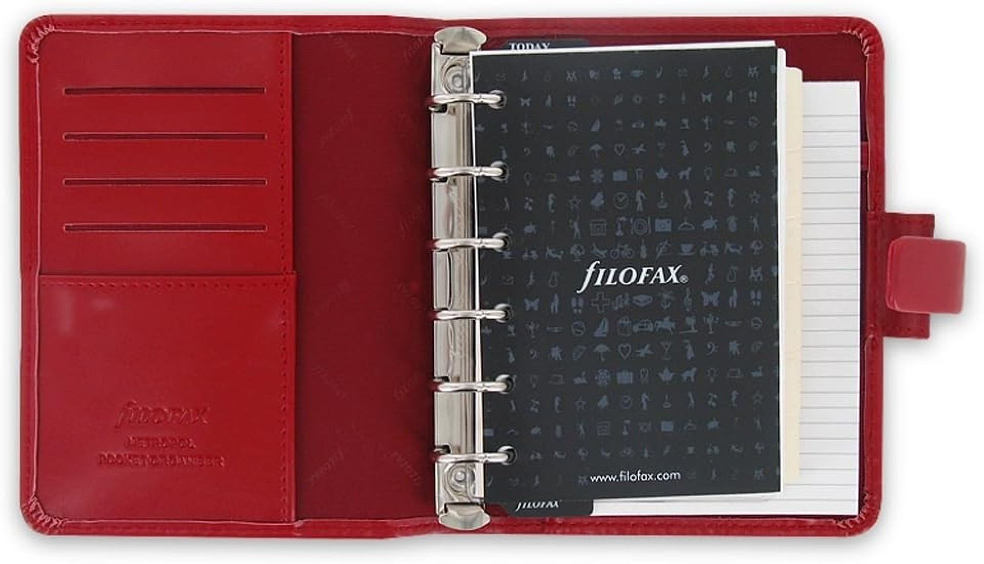 Filofax Organiser Metropol Pocket Red Modular 026962M