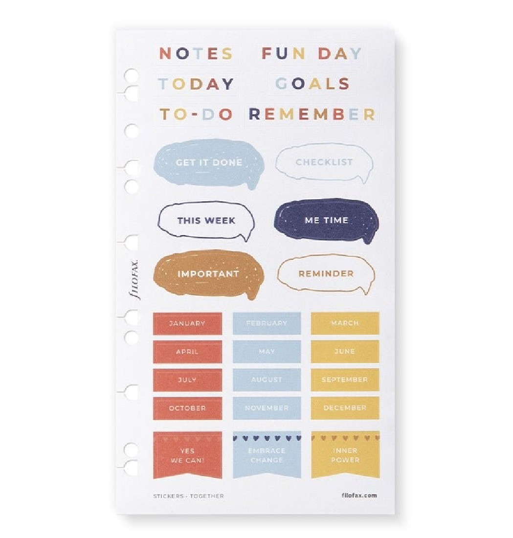 Refill Together Stickers 132805 Filofax