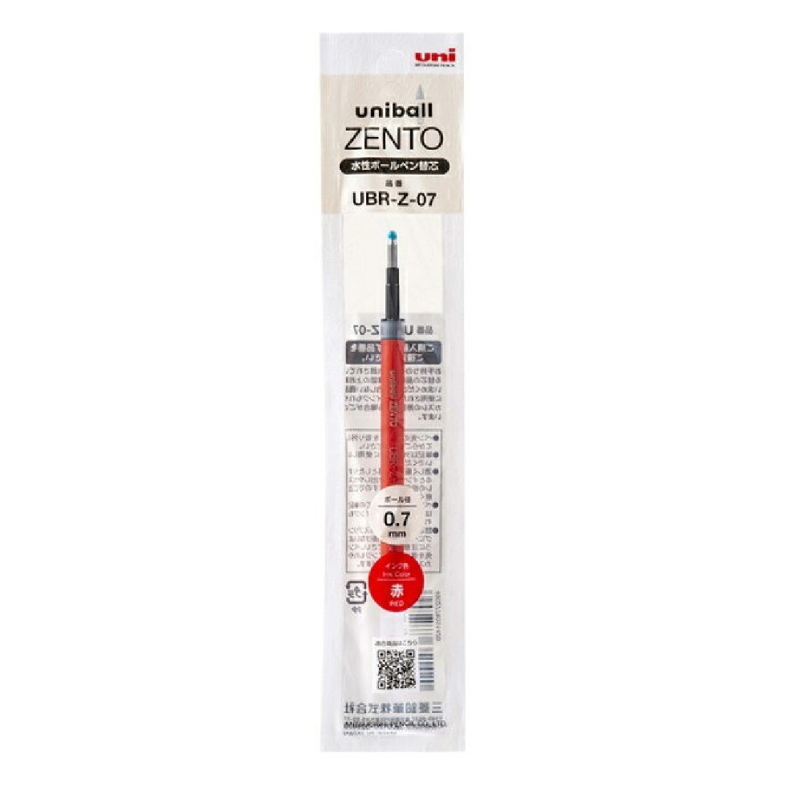 Uniball refill Zento red 0,7mm UBR-Z-07