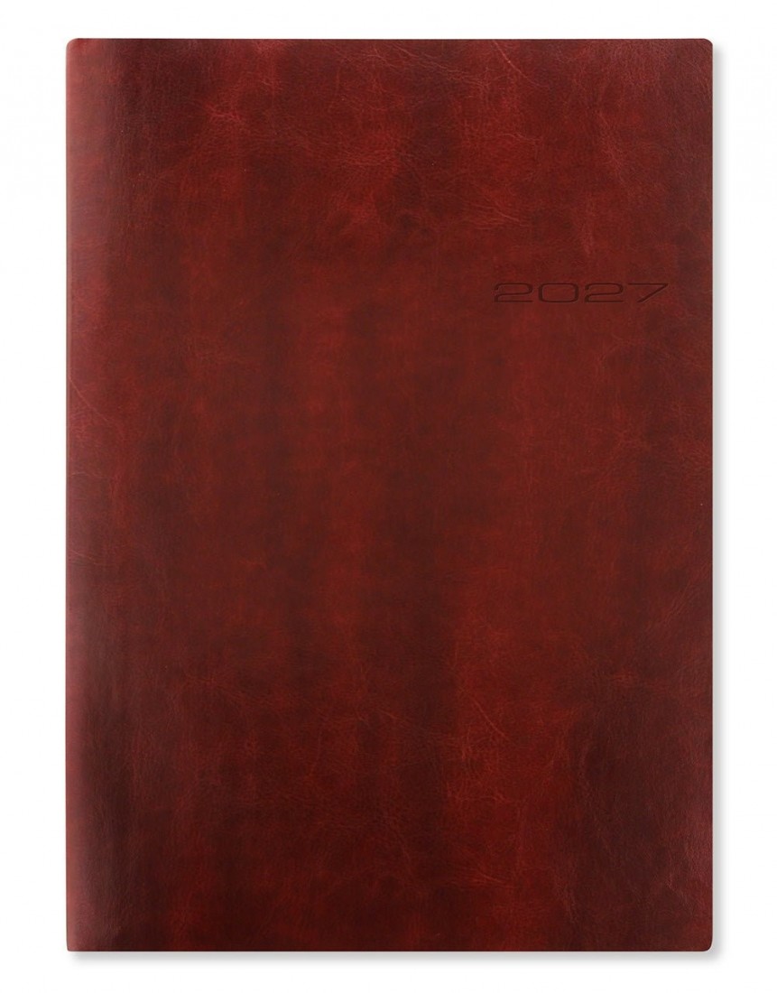 Letts Lecassa 2027 A4 Day Per Page Diary With Appointments Brown 27-080420