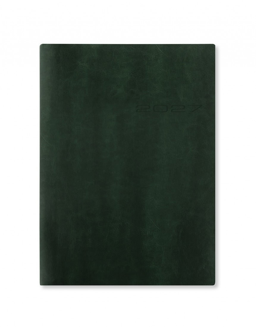 Letts Lecassa 2027 A5 Day Per Page Diary With Appointments Green 27-081740