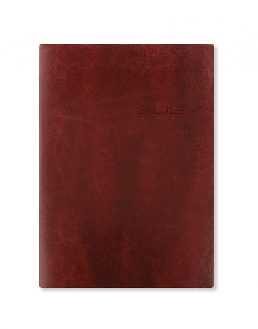 Letts Lecassa 2027 A5 Day Per Page Diary With Appointments Brown 27-080411