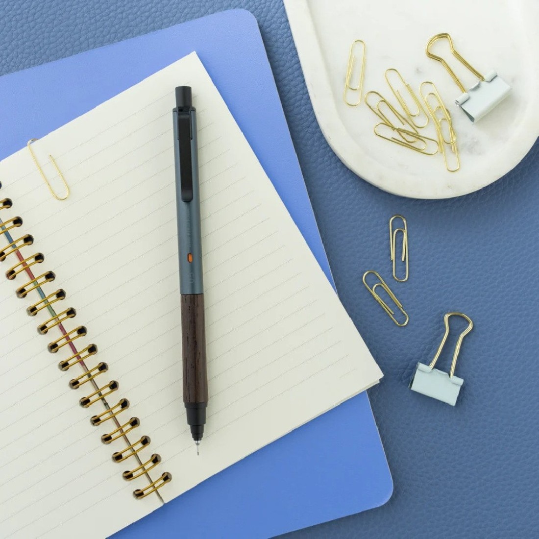 Uni Mitsubishi Kurutoga metal wood, steel gray 0,5mm mechanical pencil M5KW1P.23