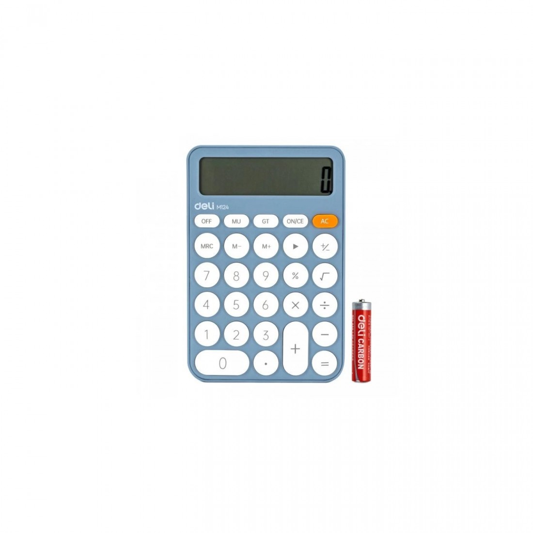 Αριθμομηχανή 12 Ψηφίων M124 231.338937 Παστέλ Μπλέ Deli