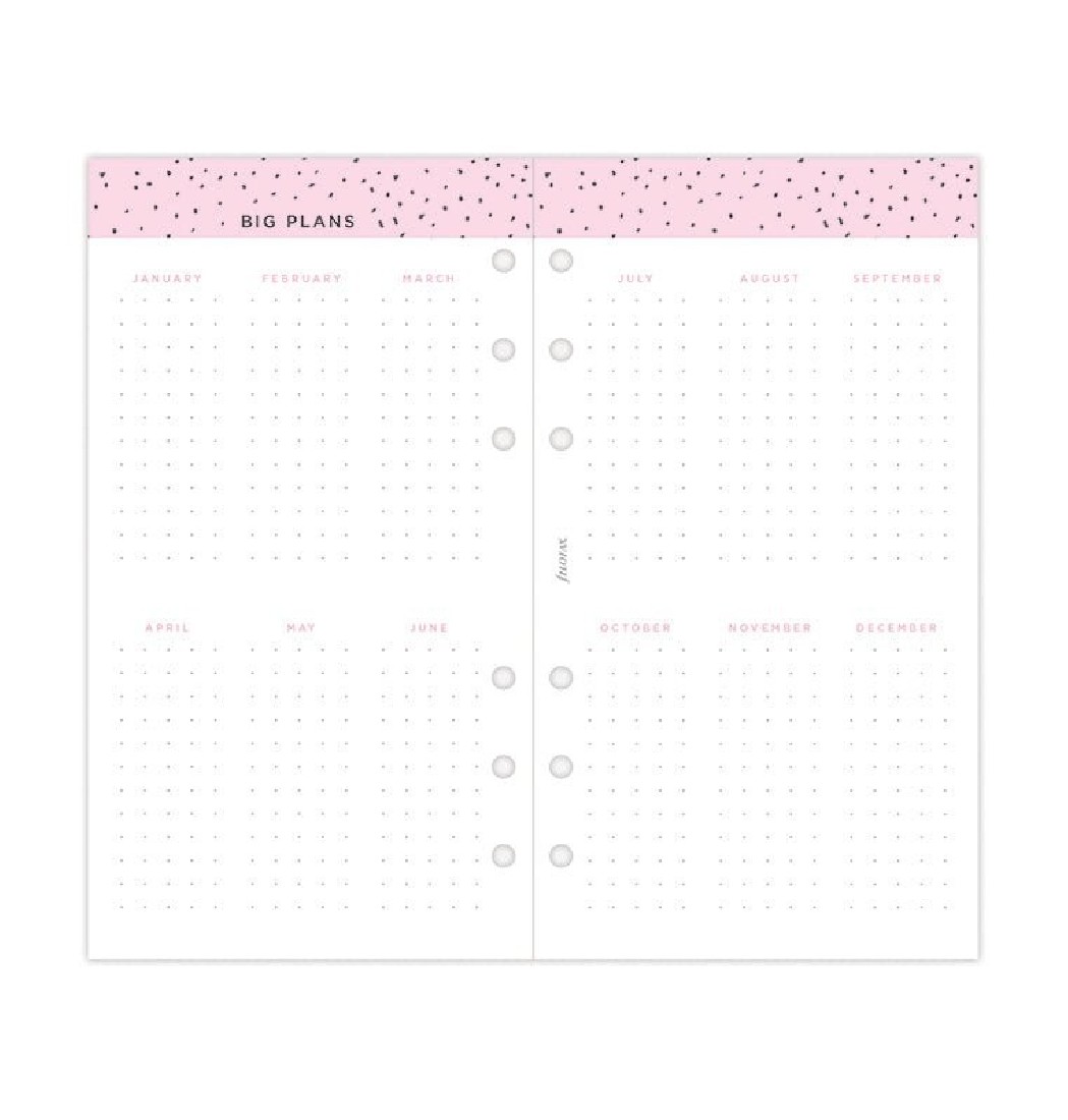 Refill 2027 Personal Confetti Week On Two Pages 27-68491 Filofax