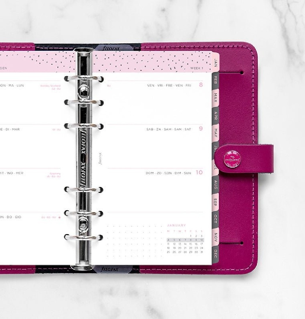 Refill 2027 Personal Confetti Week On Two Pages 27-68491 Filofax