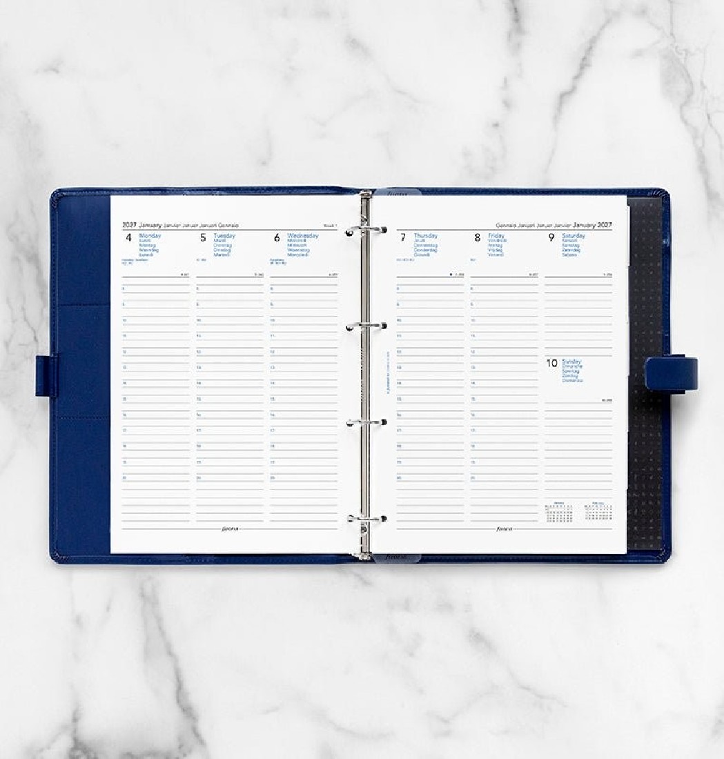 Refill A4 Week On Two Pages 2027 27-68714 Filofax