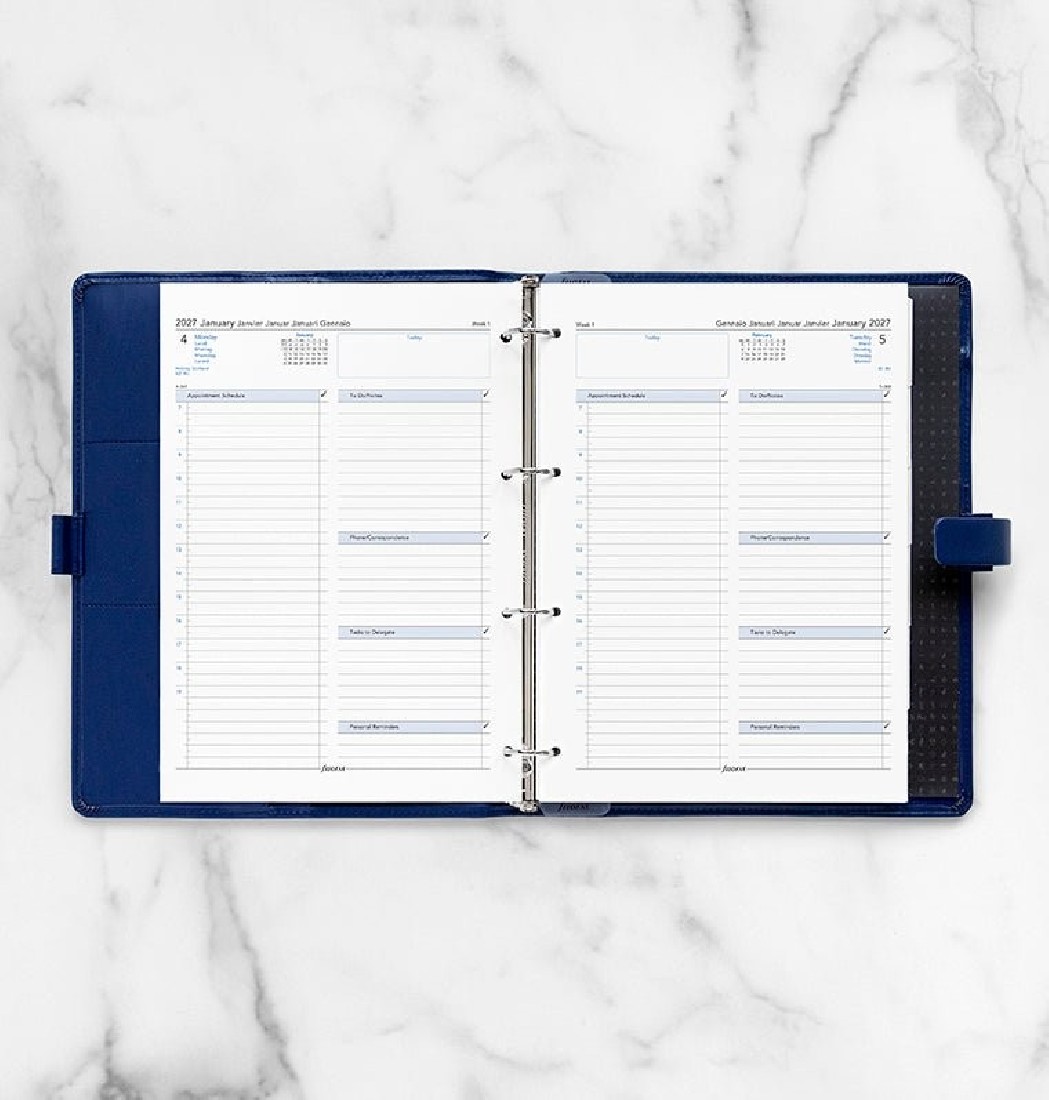 Refill A4 2027 Daily English 27-68719 Filofax