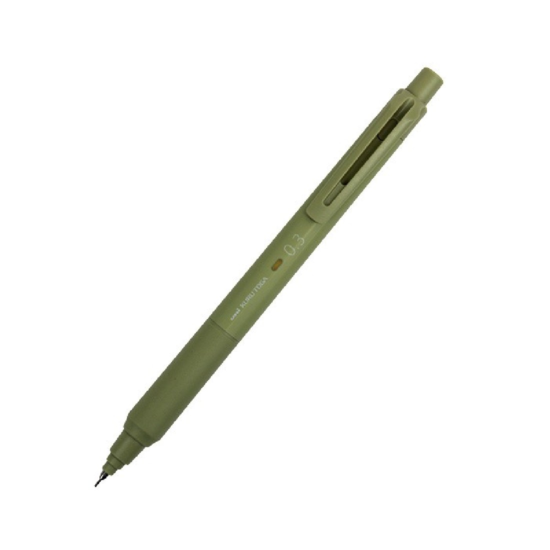 Mitsubishi Mechanical Pencil Kurutoga KS 0.3mm Herb Green M3-KS1P.76