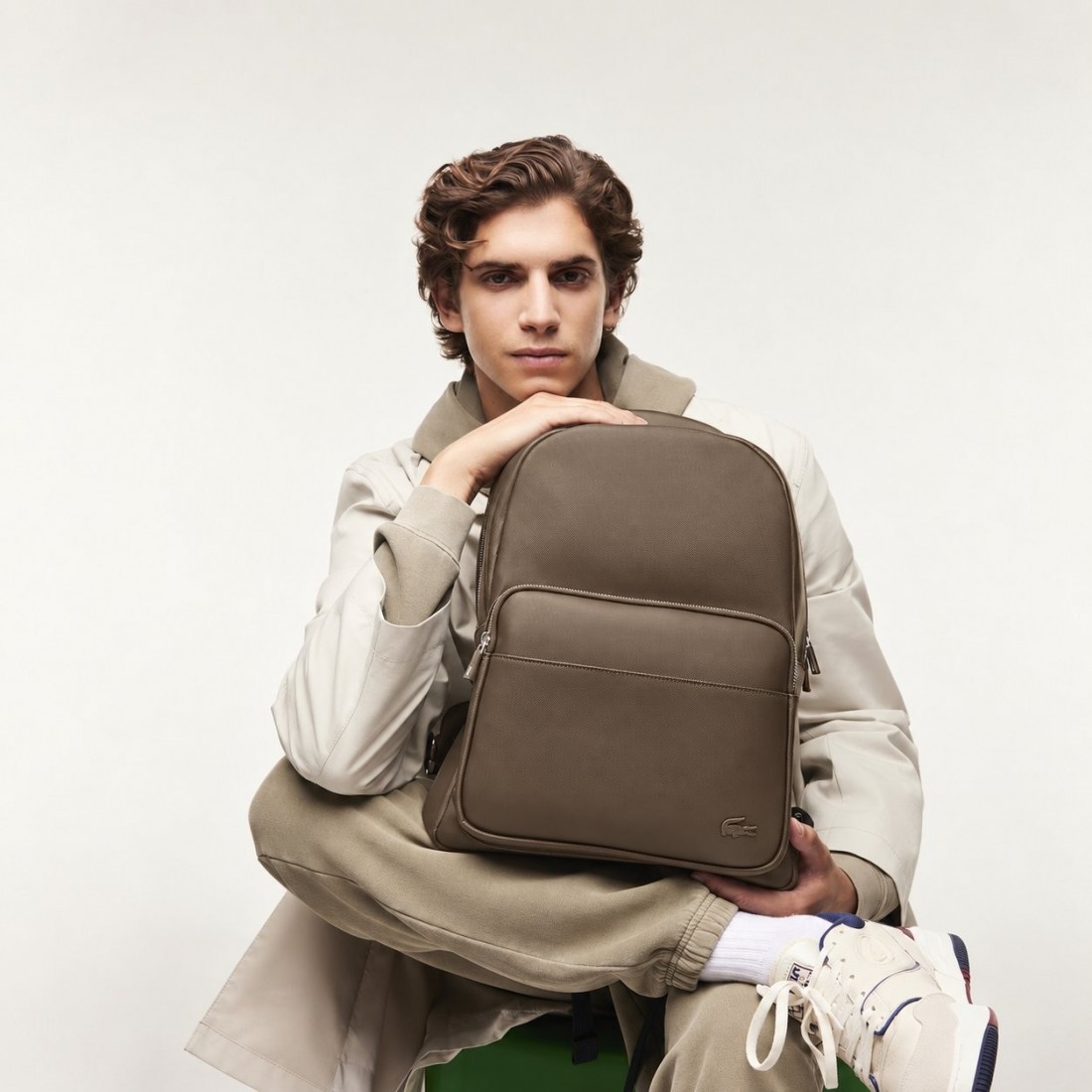 Lacoste Classic Laptop Pocket Backpack Morel NH4430HC-Q80
