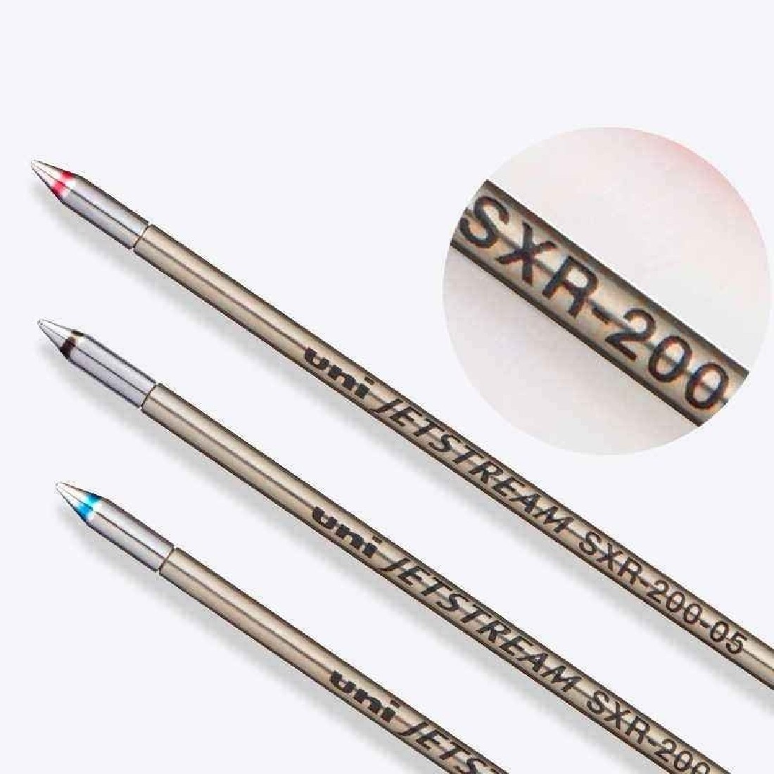 Uni Mitsubishi Pencil Jetstream Edge SXR-200-05.24 Ballpoint Pen Refill 0.5mm, Black