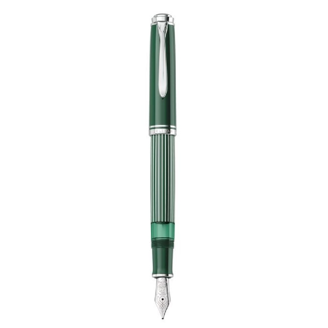 Pelikan M815 Metal Striped Green Special Edition Fountain Pen