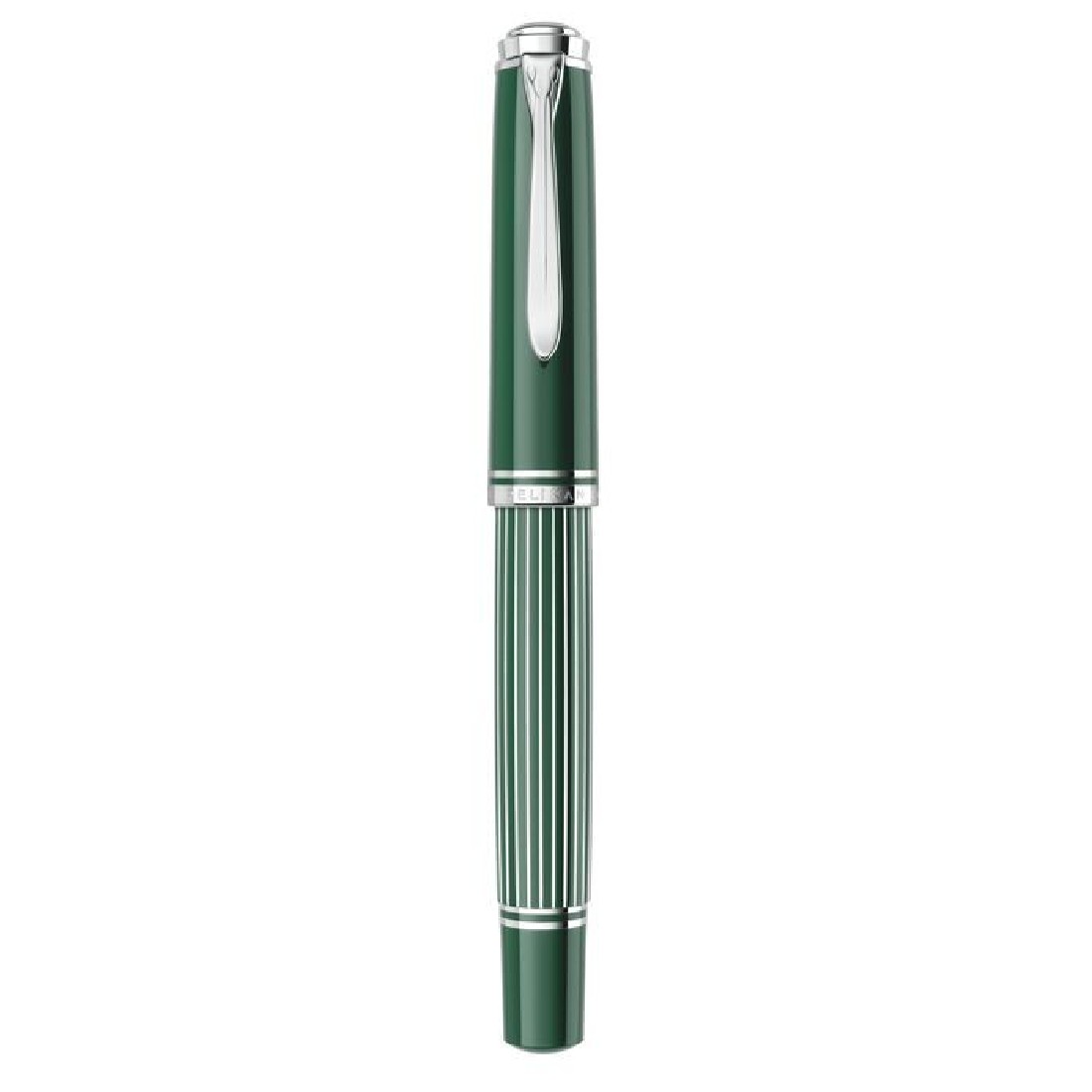 Pelikan M815 Metal Striped Green Special Edition Fountain Pen