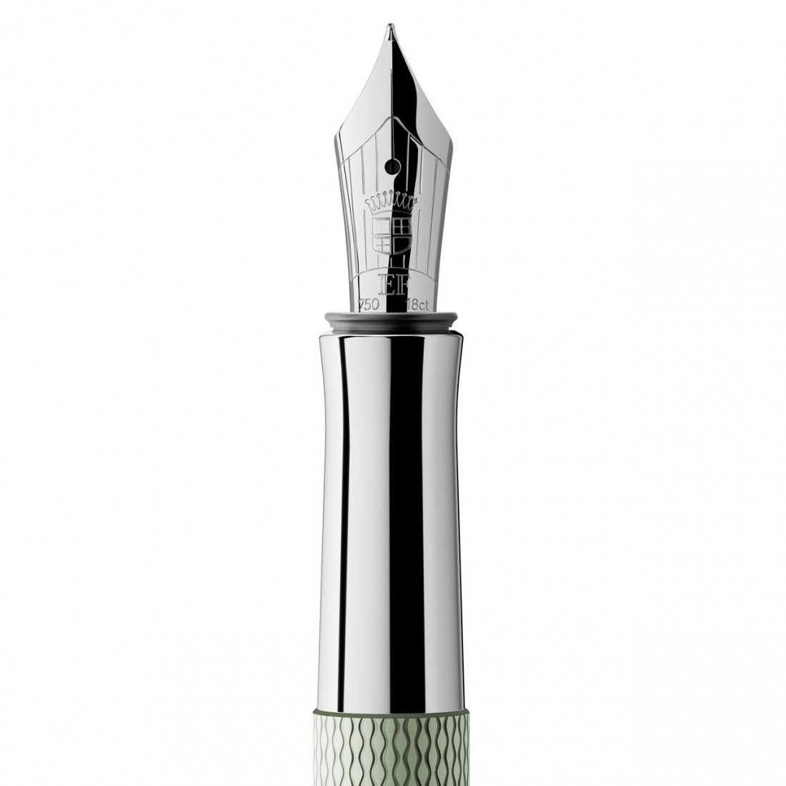 Graf Von Faber Castell Guilloche Sage Green fountain pen 145322
