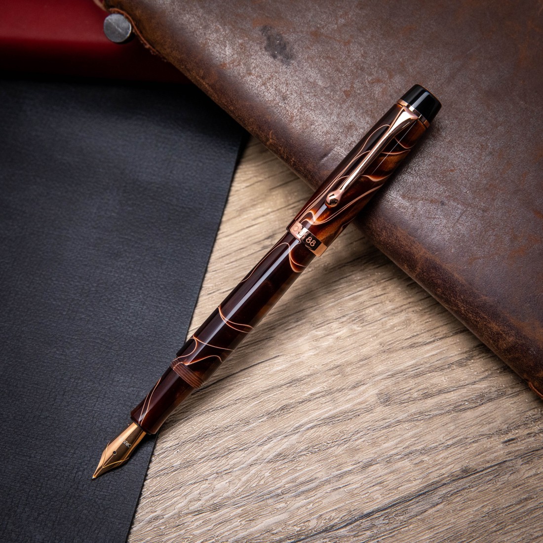 Opus 88 Harmony Brown Fountain Pen