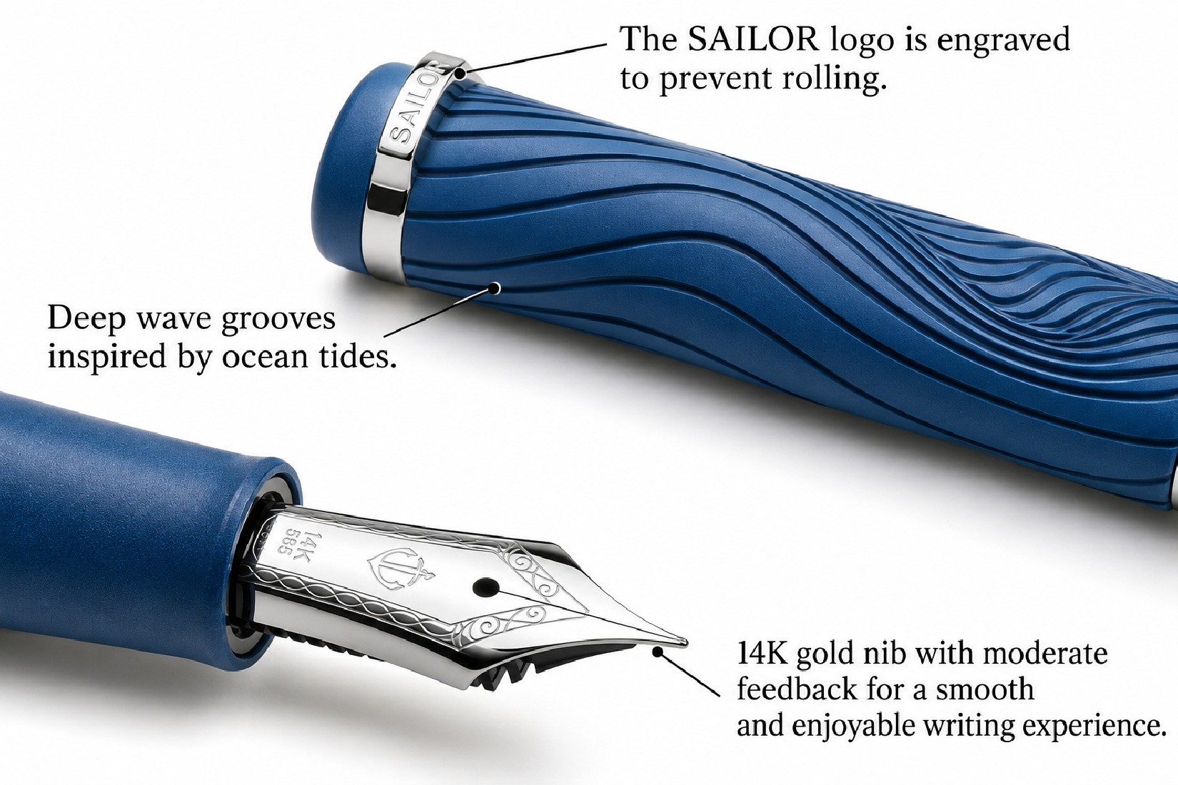 Sailor Limited Edition Fountain Pen Ebonite Eternal Flow