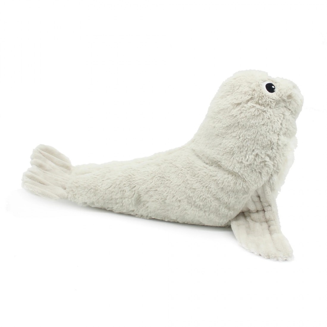 Ploufou grey sealion soft toy mother and her baby - Les Ptipotos 76100 Les Deglingos