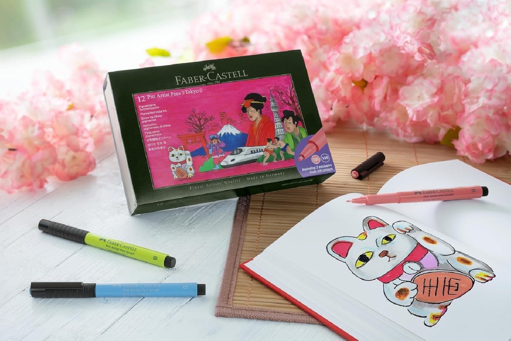 Faber Castell 12 Pitt Artist Pens, Tokyo, 267183