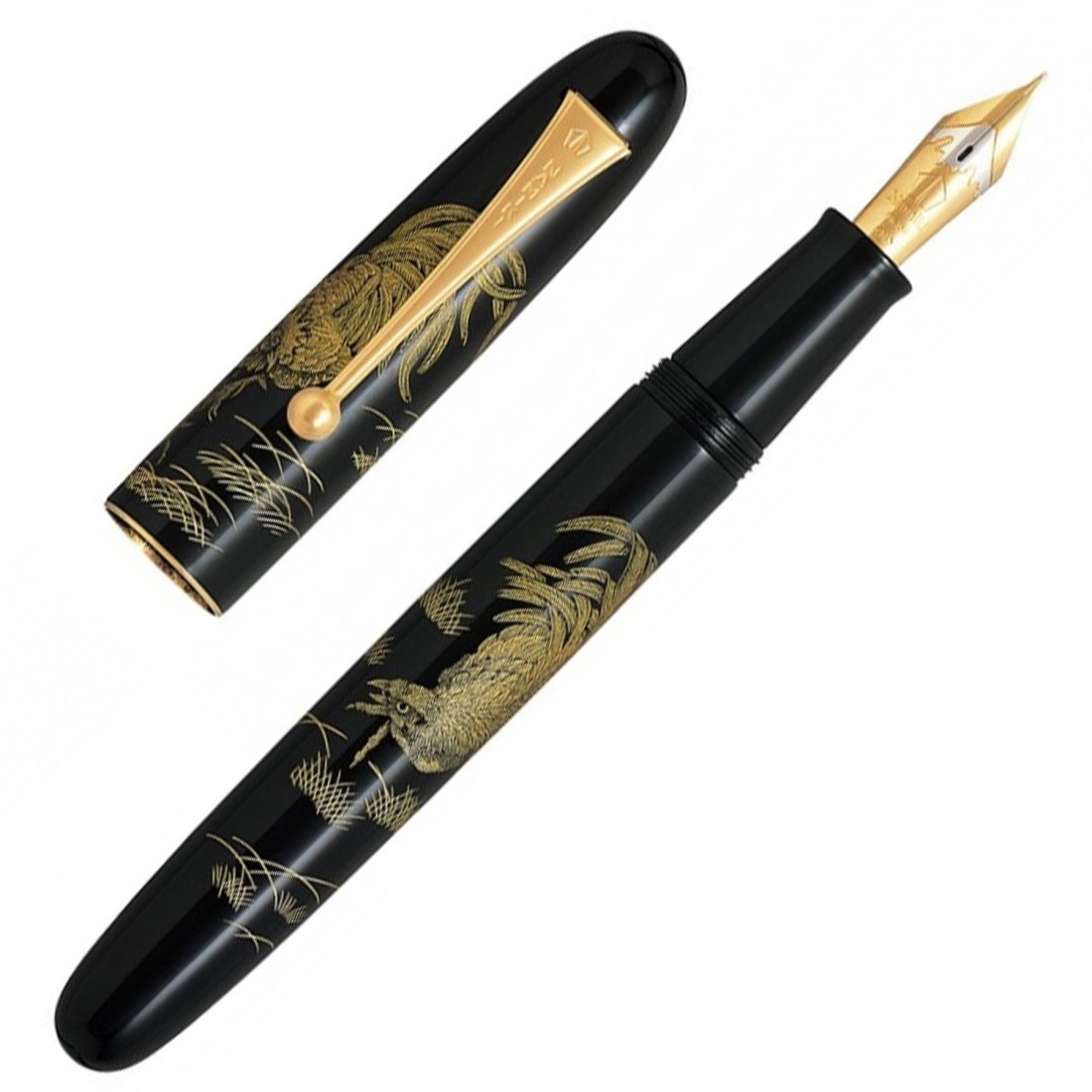 Namiki Yukari Royale Chinkin Royal Rooster Fountain Pen FMKC-30M-TOK