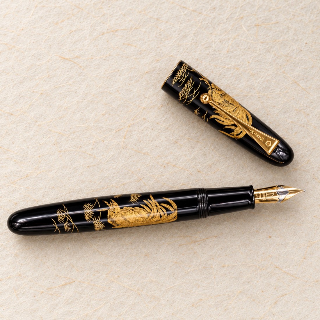 Namiki Yukari Royale Chinkin Royal Rooster Fountain Pen FMKC-30M-TOK