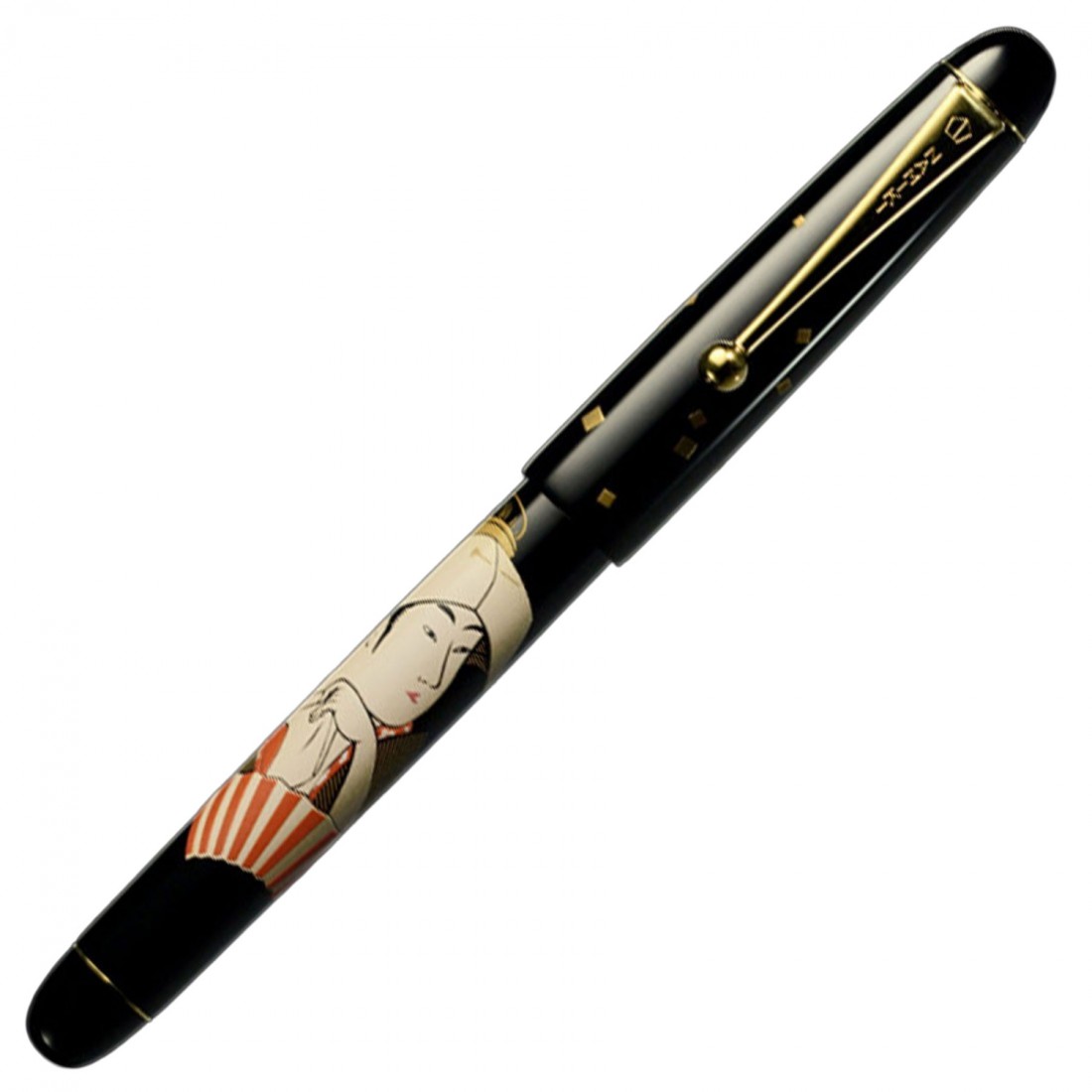 Pilot Namiki Nippon Art maki-e Geisha Toyohina Tominoto FN-4M-UTO Fountain Pen