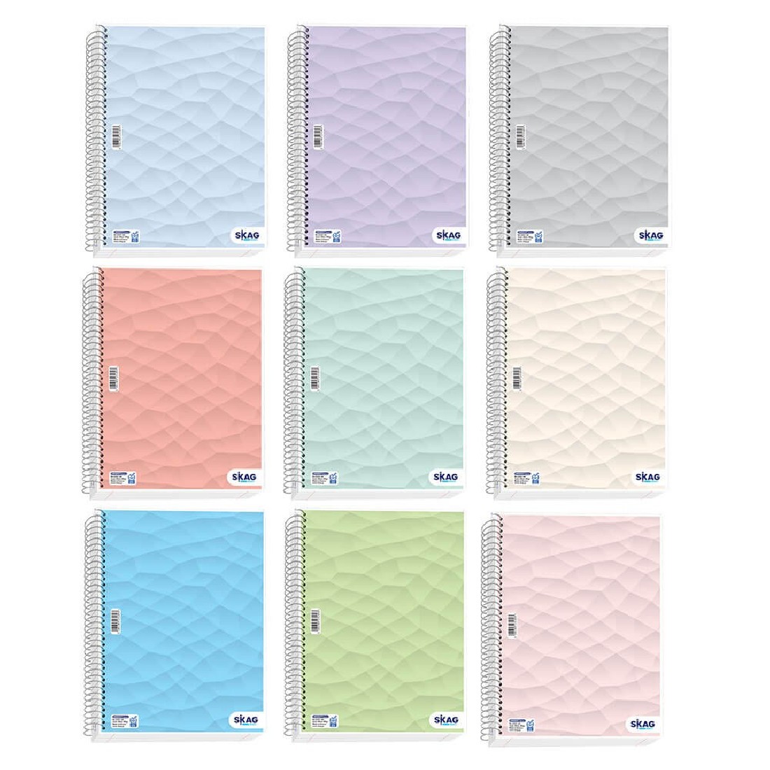 Τετράδιο Σπιράλ University Laminated Abstract Α4 2θεμ. Νο.2342  Skag