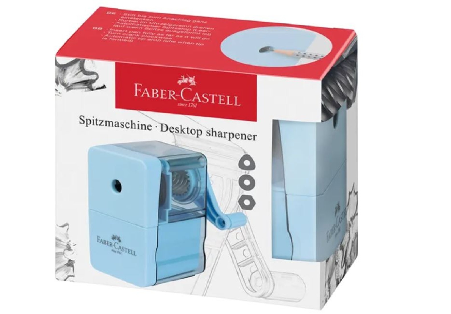 Faber Castell Επιτραπέζια Ξύστρα με Μανιβέλα Σιελ 180985
