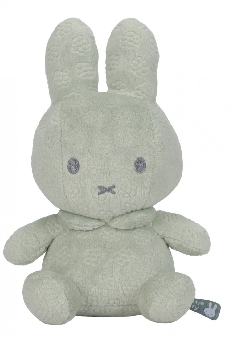 Λούτρινο Aπό Bελουτέ Ύφασμα 20cm Πράσινο 3886 Miffy Flowers.