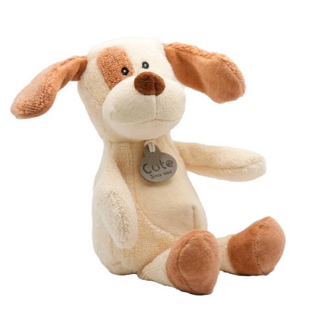 Λούτρινος Σκύλος Custard Organic Cotton Blend 18cm 5164 – CUTE