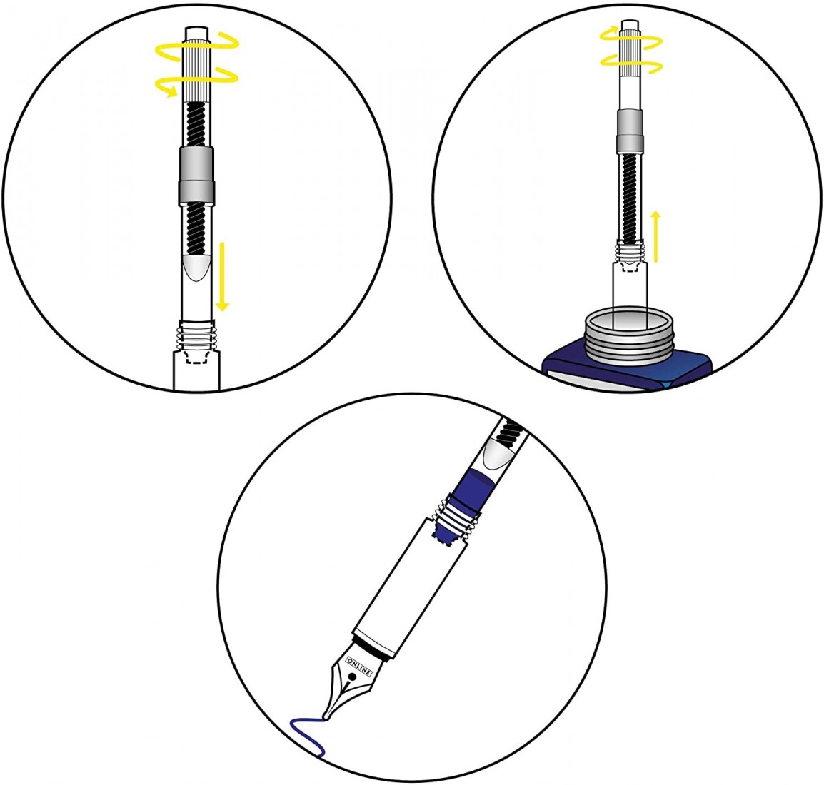 ONLINE standard, ink pen converter made in Germany