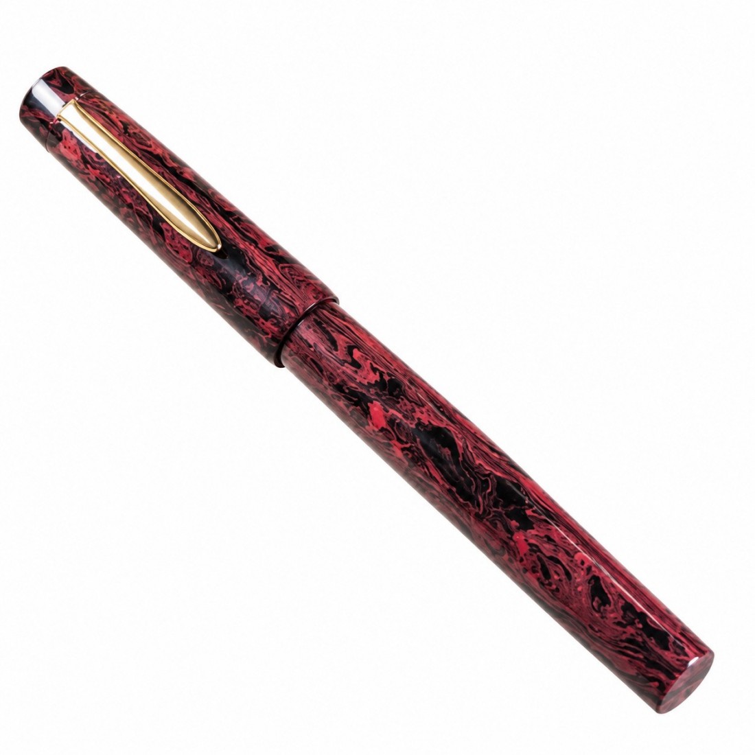 Eboya Natsume M size, Tanshin red 14k fountain pen