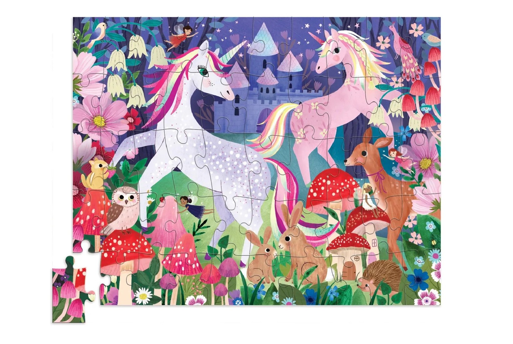 Puzzle Flat House Unicorn 50pcs 40500 Crocodile Creek