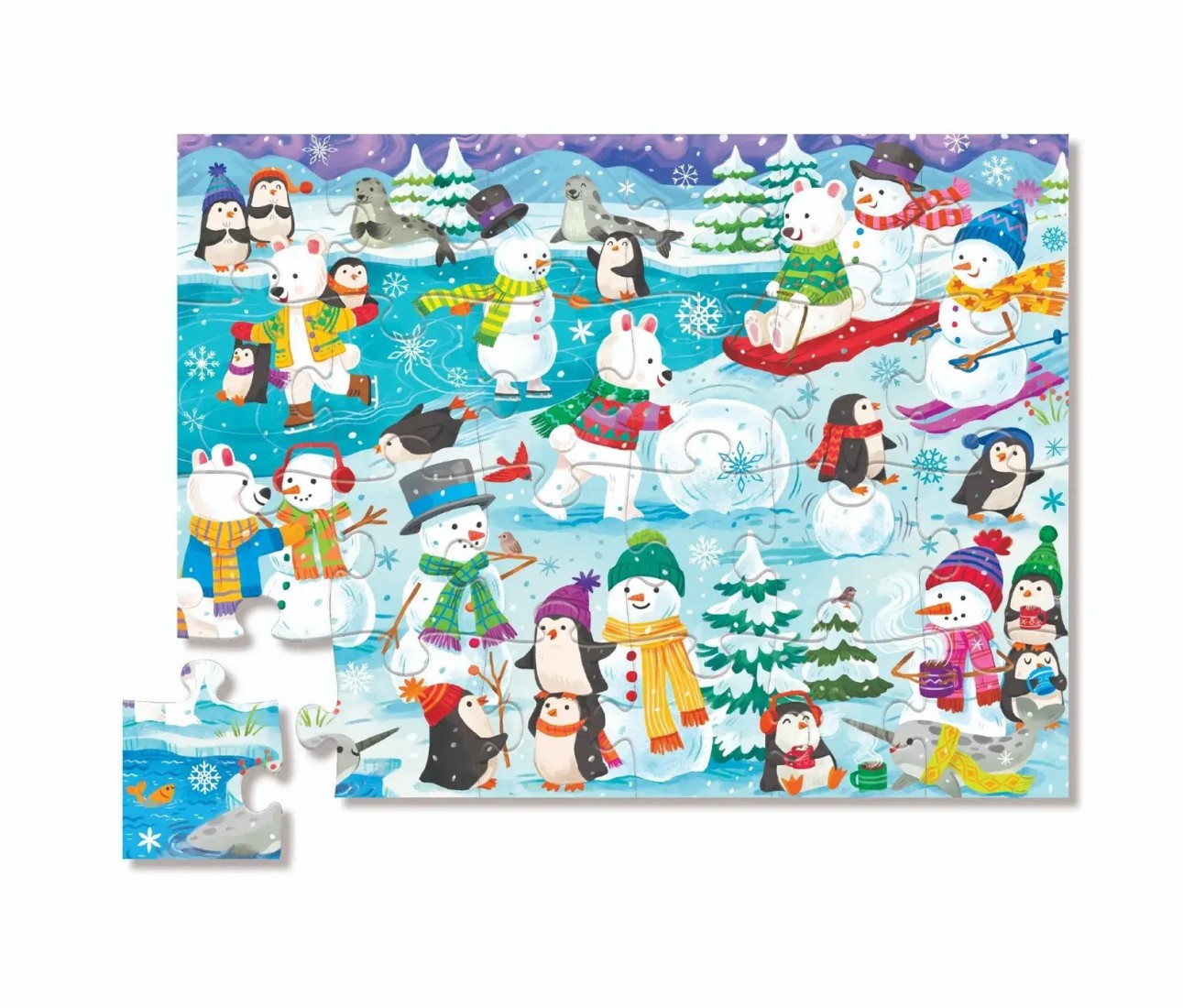 Puzzle Snow Day 24pcs 40200 Crocodile Creek
