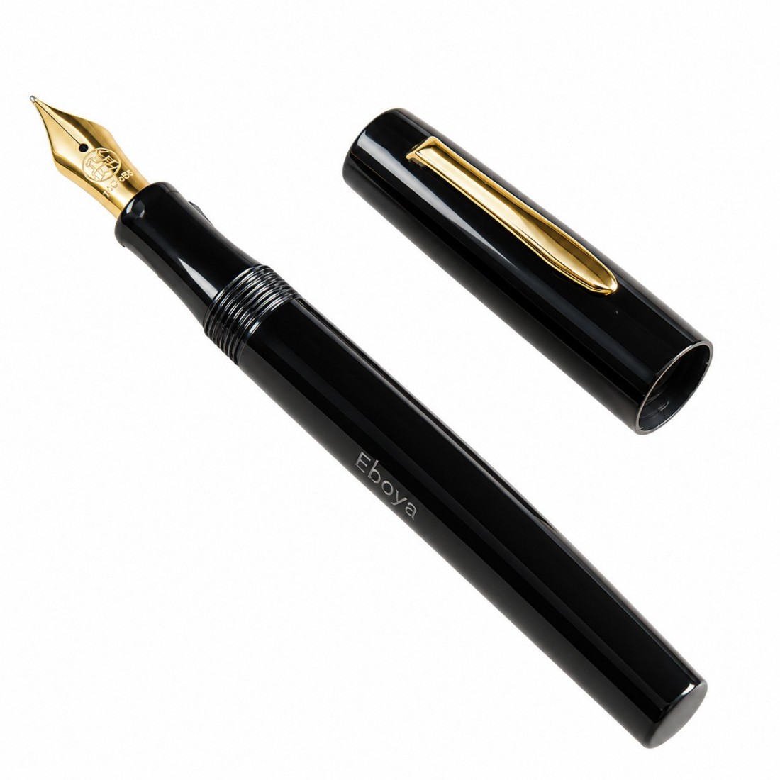 Eboya Natsume S size, Black 14k fountain pen