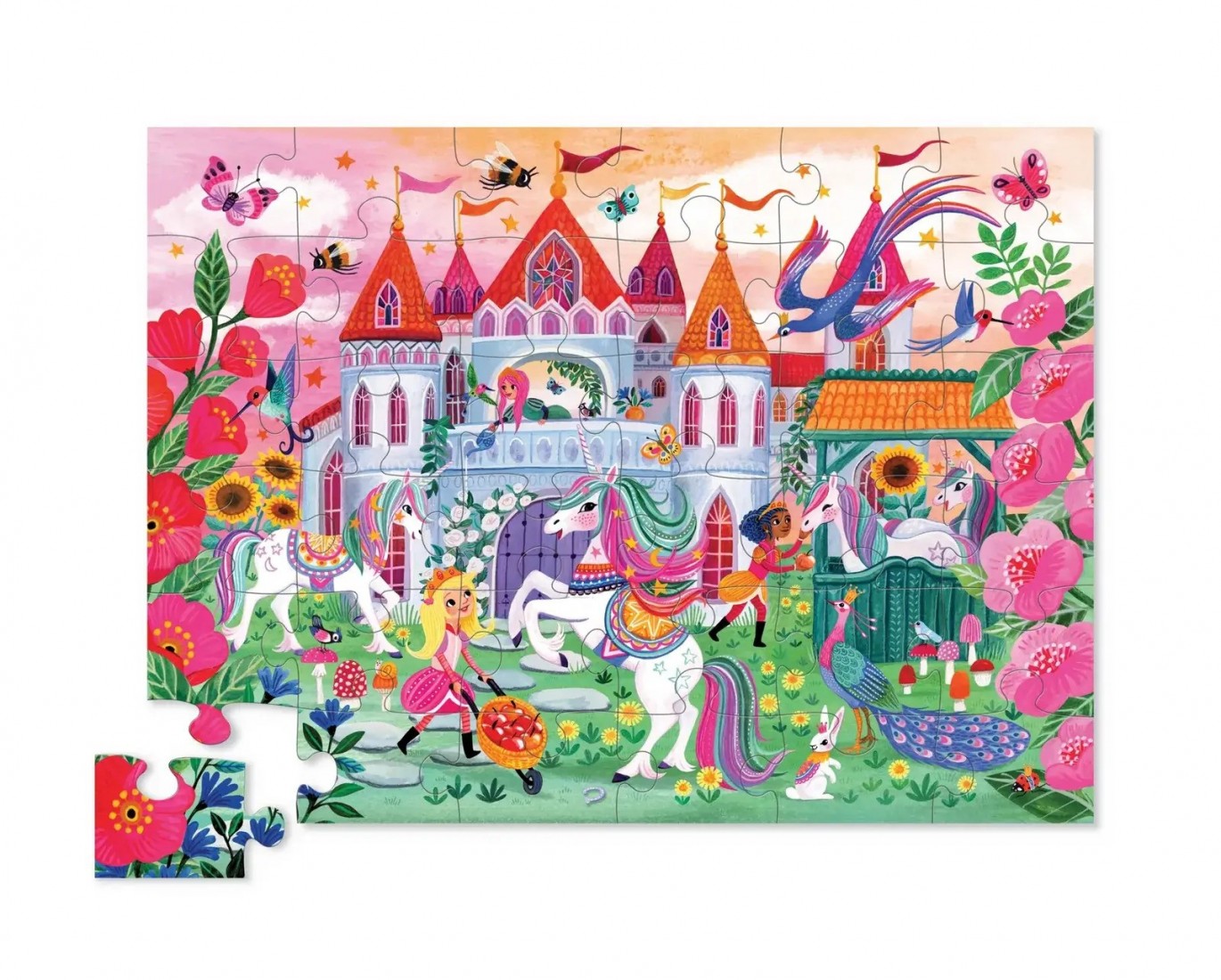 Puzzle Unicorn and Castle 36pcs 40300 Crocodile