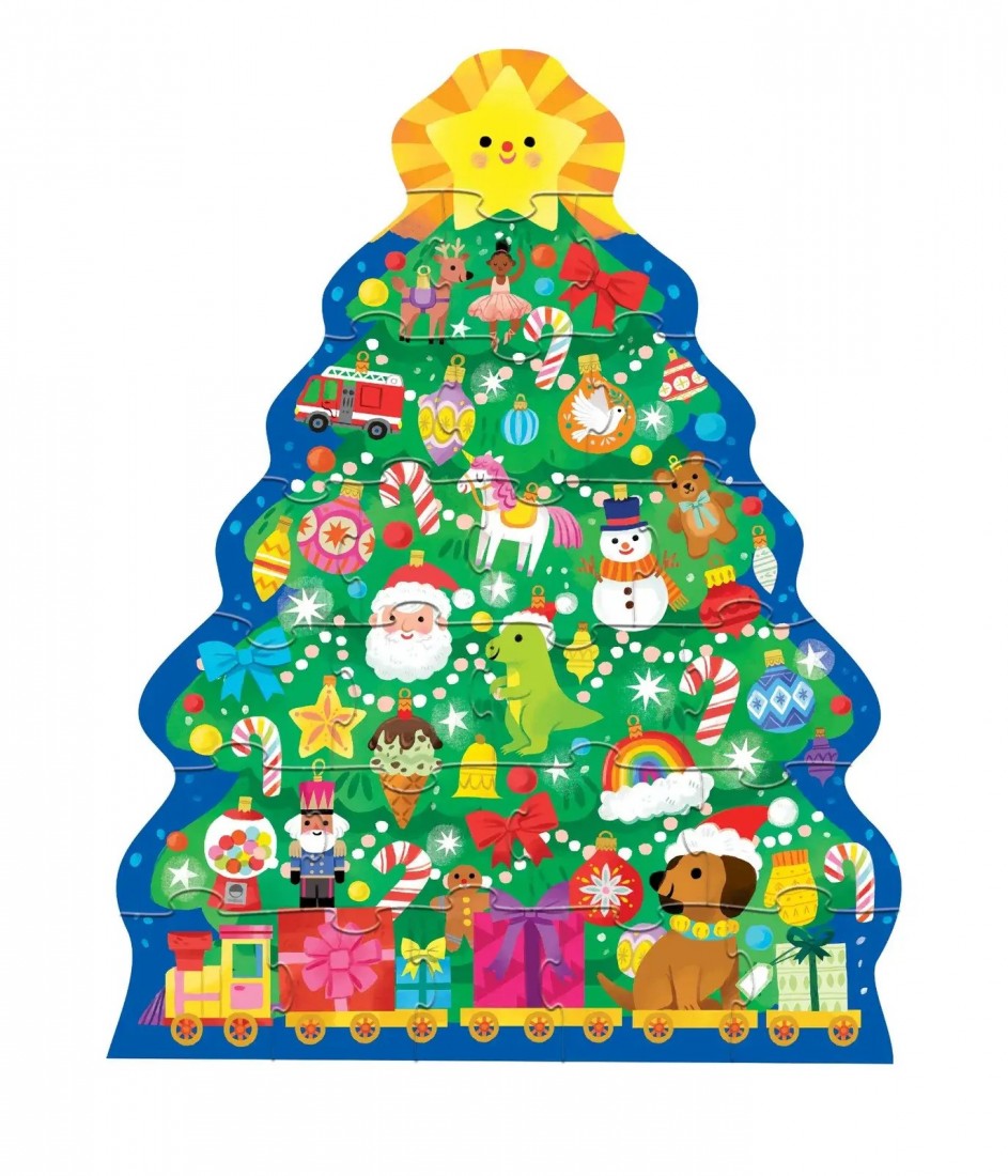 Puzzle Christmas Tree 24pcs 40201 Crocodile Creek
