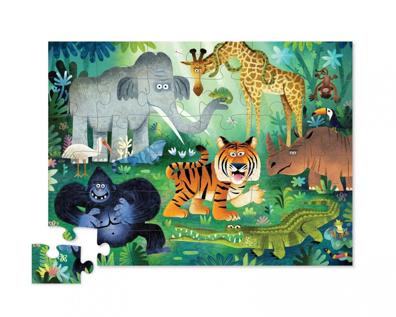 Puzzle Wild Animals 36pcs 40303 Crocodile Creek
