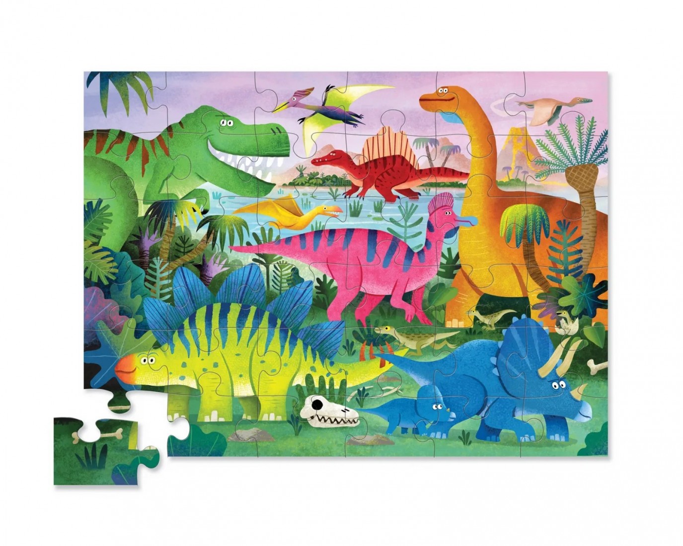 Puzzle Dino Land 36pcs 40309 Crocodile Creek