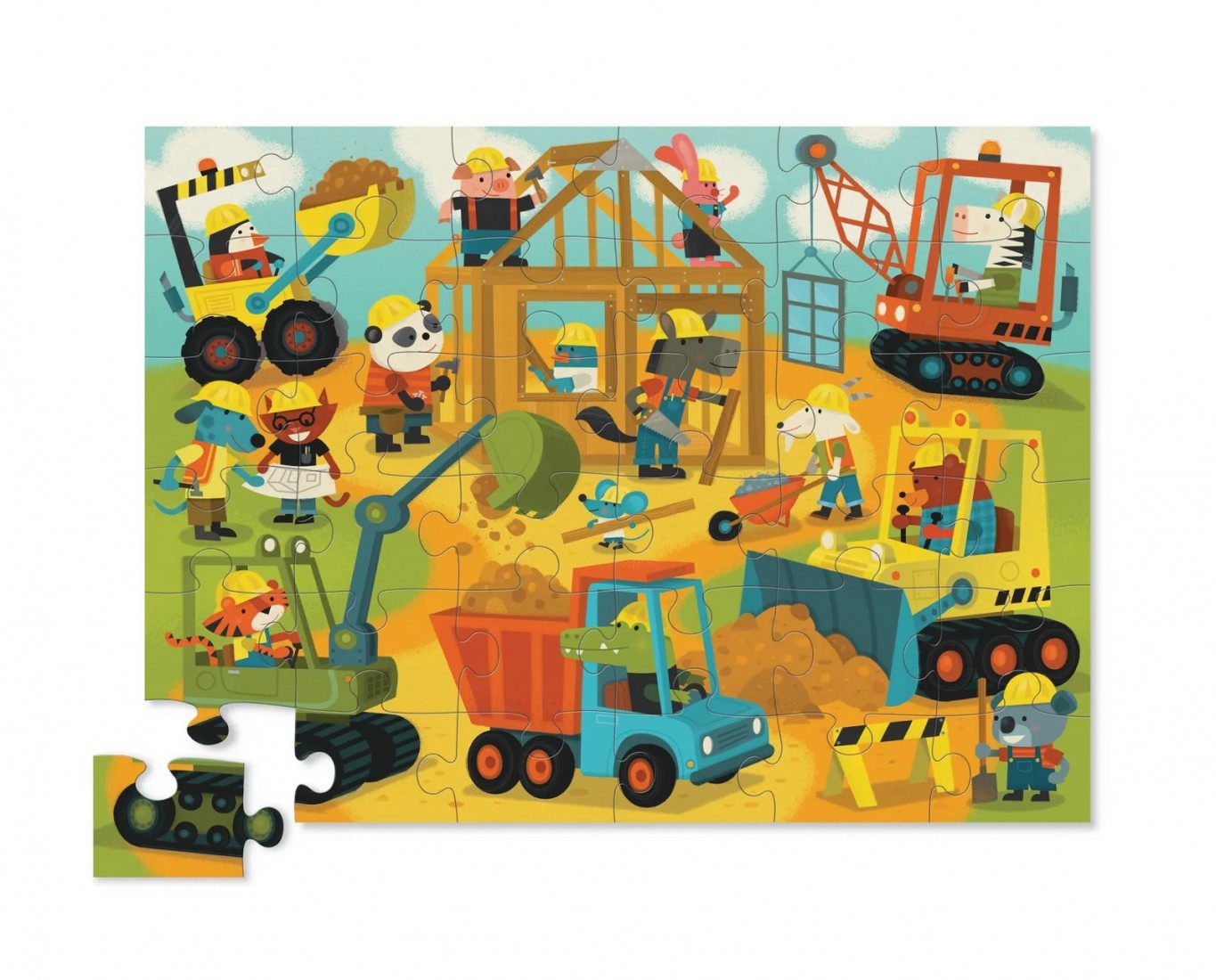 Puzzle Busy Builder 36pcs 40302 Crocodile Creek
