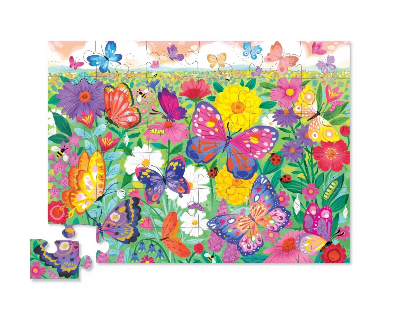 Puzzle Buttefly Garden 36pcs Crocodile Creek
