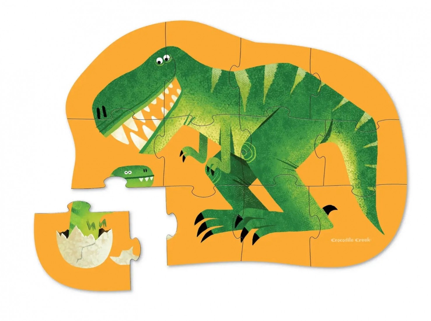 Puzzle Just Hatched Dinosaur 12pcs 40002 Crocodile Creek
