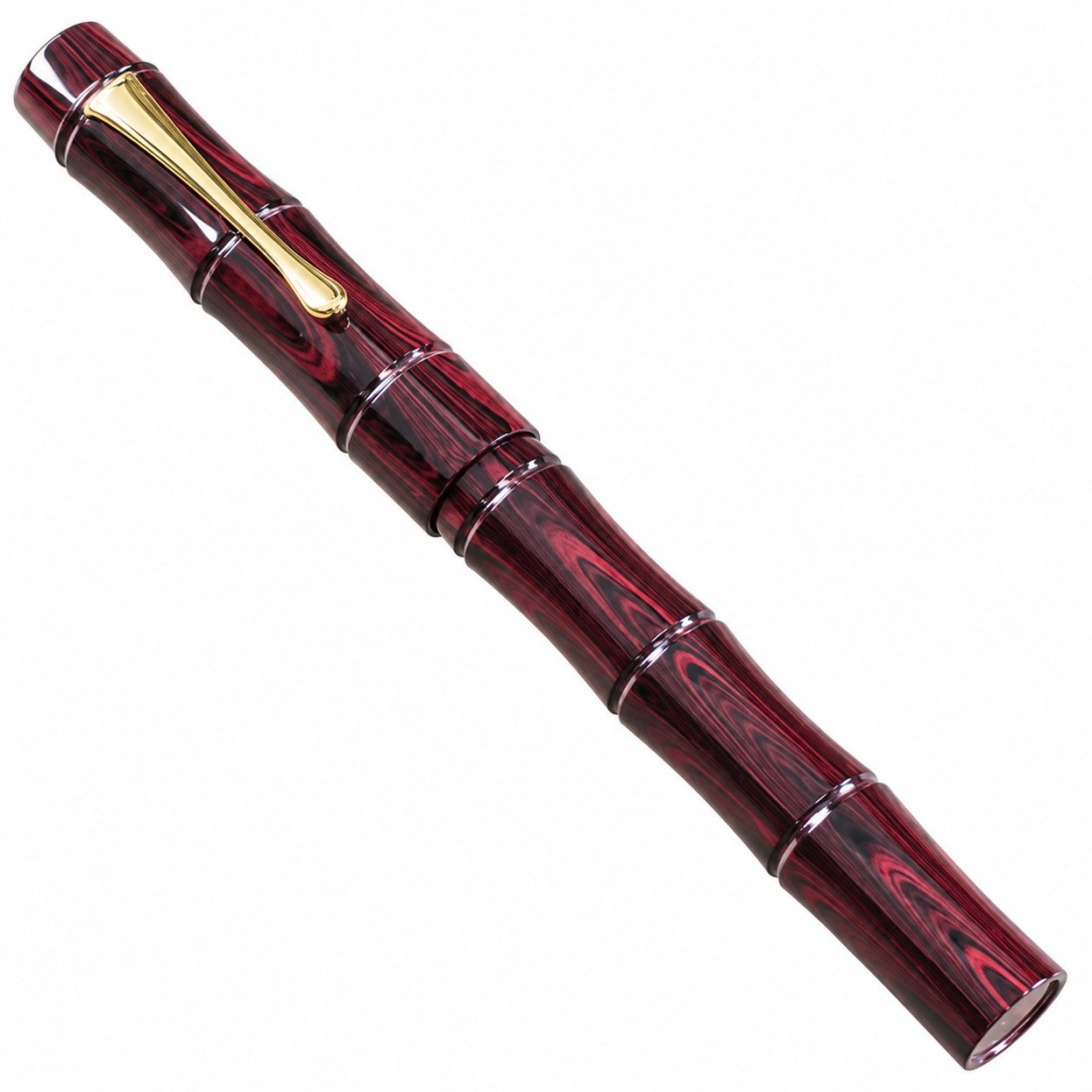 Eboya Yatate M size, Akebono red 14k fountain pen